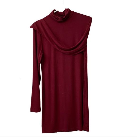 Long Sleeve Turtleneck Bodycon Dress - Picture 5 of 5